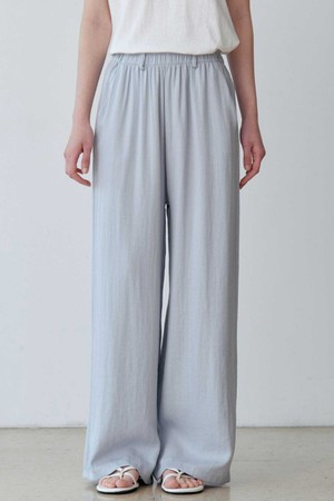NATURAL STRING WIDE PANTS (IV)