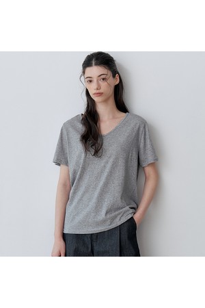 DRY V-NECK SHORT SLEEVE T-SHIRT 4COLOR(MGY)