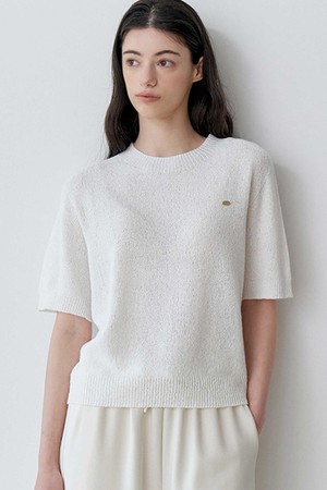 AIR COOL TEXTURE SHORT SLEEVE KNIT (CR)