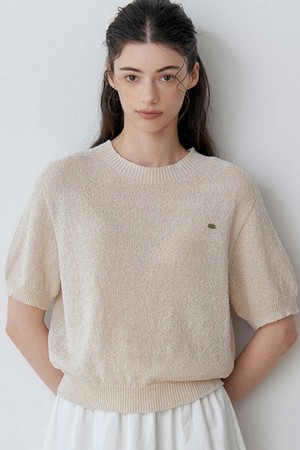 AIR COOL TEXTURE SHORT SLEEVE KNIT (LBE)