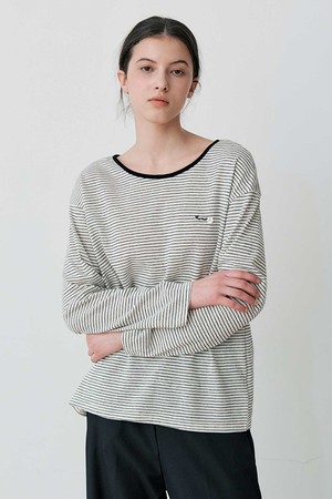 STRIPED STRAP T-SHIRT (IV)
