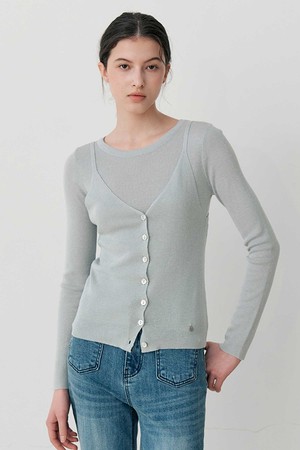 LIGHT LAYERED SLEEVELESS TOP (LBL)