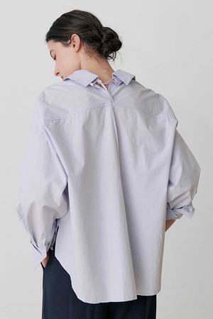 BACK STRAP OVERSIZED SHIRT (LAV)