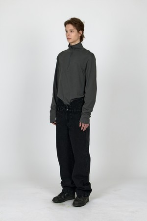 MPa HALF ZIP JERSEY (CHARCOAL)