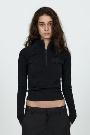 MPa SOFT-SHELL HALF ZIP WOMEN (BLACK)