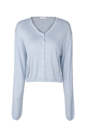 SILK KNIT BOLERO [BLUE]