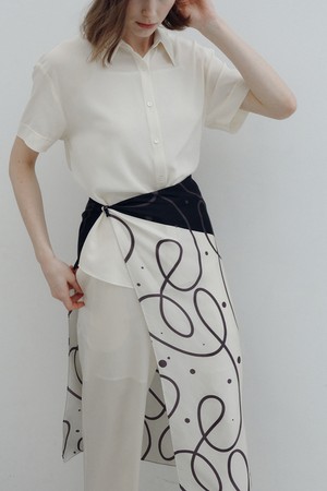 SILK ORGANIC LINE SCARF