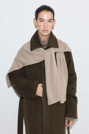 [Pre-order] CASHMERE OVERFIT SINGLE COAT [BROWN]