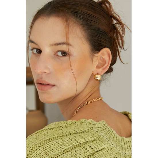 bumpy earring - gold