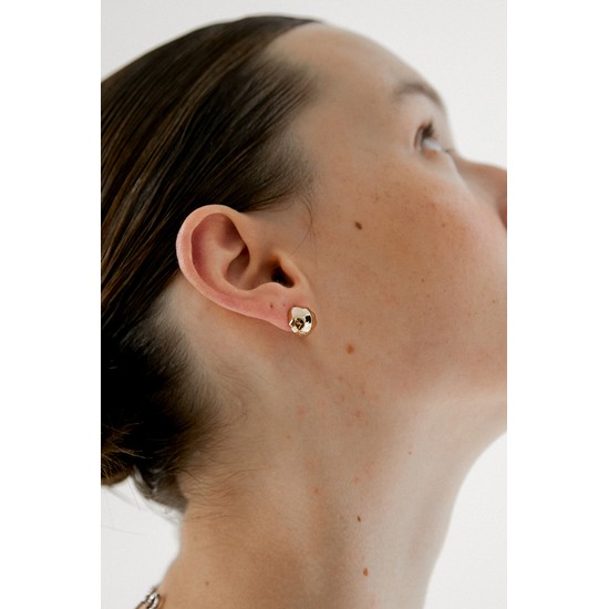bumpy mini earring - gold