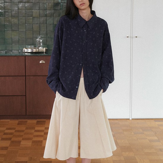 Bermuda Flare Pants - Ivory