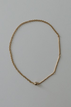 Three bar necklace - gold