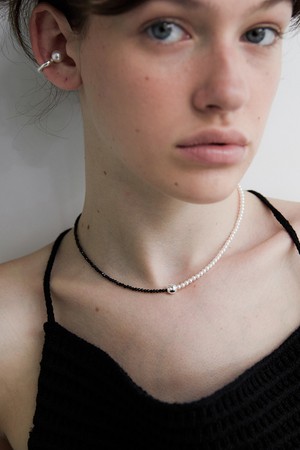 half spinel necklace