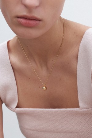 soak pearl necklace - gold
