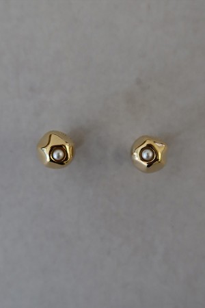 soak pearl earring - gold