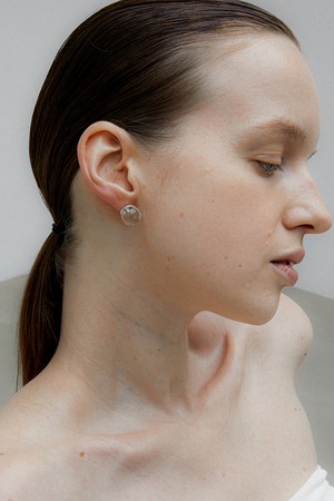 bubble post earring