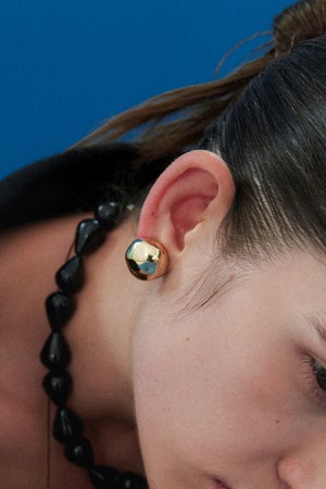 uneven big earring