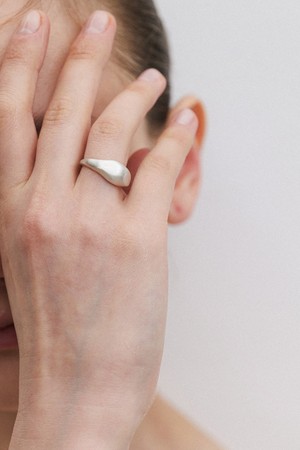 wavy matt ring