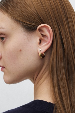 curve earring - combi