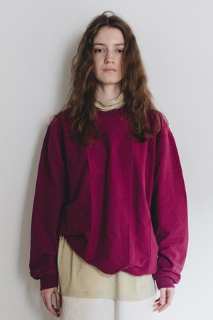 Pintuck Top - Purple