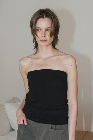 Banding cotton Top - Black