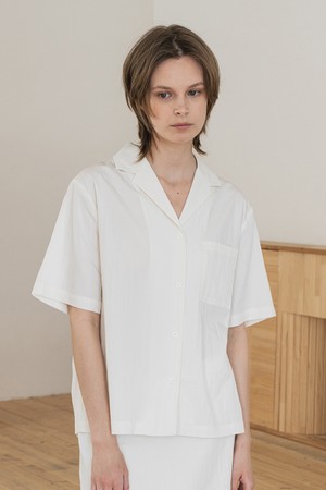 Camp Collar Shirt - Ivory