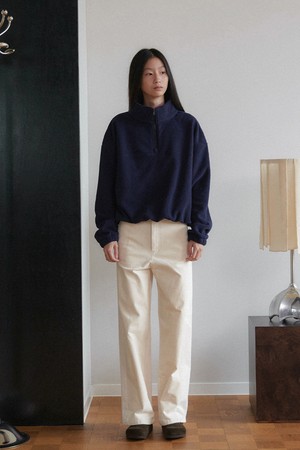 Corduroy Twill Pants - Ivory