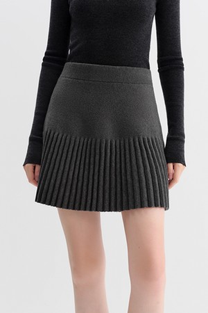 WD_College half pleat skirt