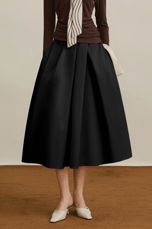 YY_Loose solid versatile skirt_2color