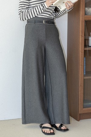Modern elegance wide pants_2color