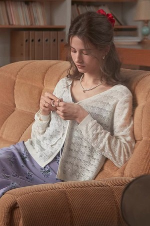 Crochet cover-up cardigan_2color