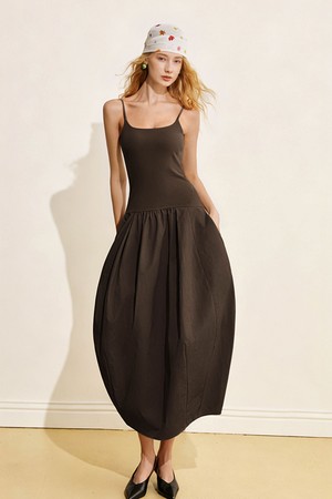 Strap bud dress_2color