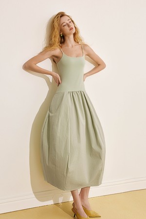 Strap bud dress_2color