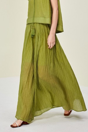 YY_Loose fringe skirt_2color