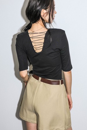 DD_Strappy back fitted top