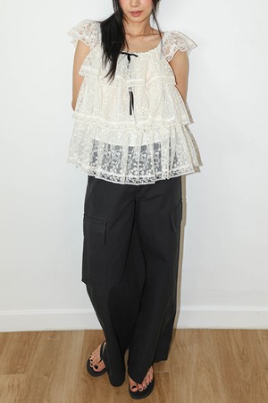 DD_Daily wide cargo pants