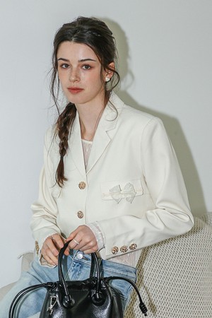 DD_Cropped tailored jacket_IVORY