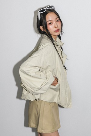 DD_Stand collar blouson jacket