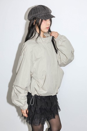 DD_High neck windbreaker jacket
