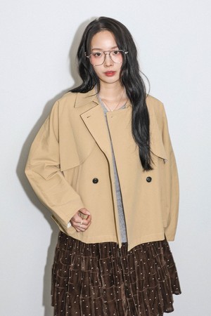 DD_Cropped trench jacket