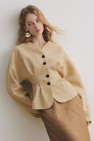 YY_Lantern-sleeve suit jacket