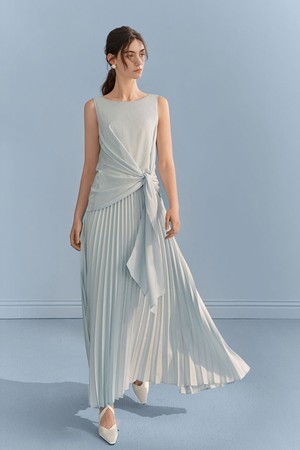 YY_Waist fake long dress