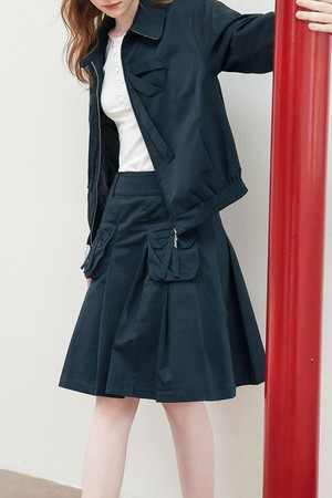 Cest_Bow lace cuffs skirt