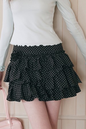 Cest_Dot layered skirt