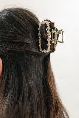 WD_Floral hair claw clip_2type