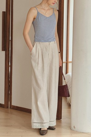 SR_Style leg casual pants