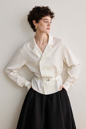 YY_Style double-breasted jacket_2color