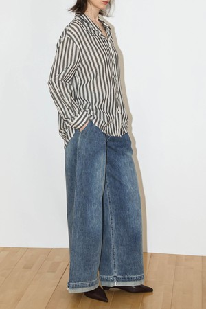 WD_Denim palazzo pants