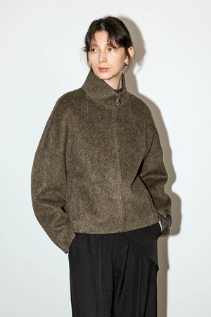 WD_Stand collar zip jacket_2color