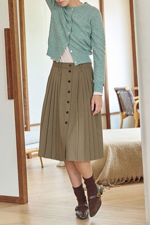 Single-breasted skirt